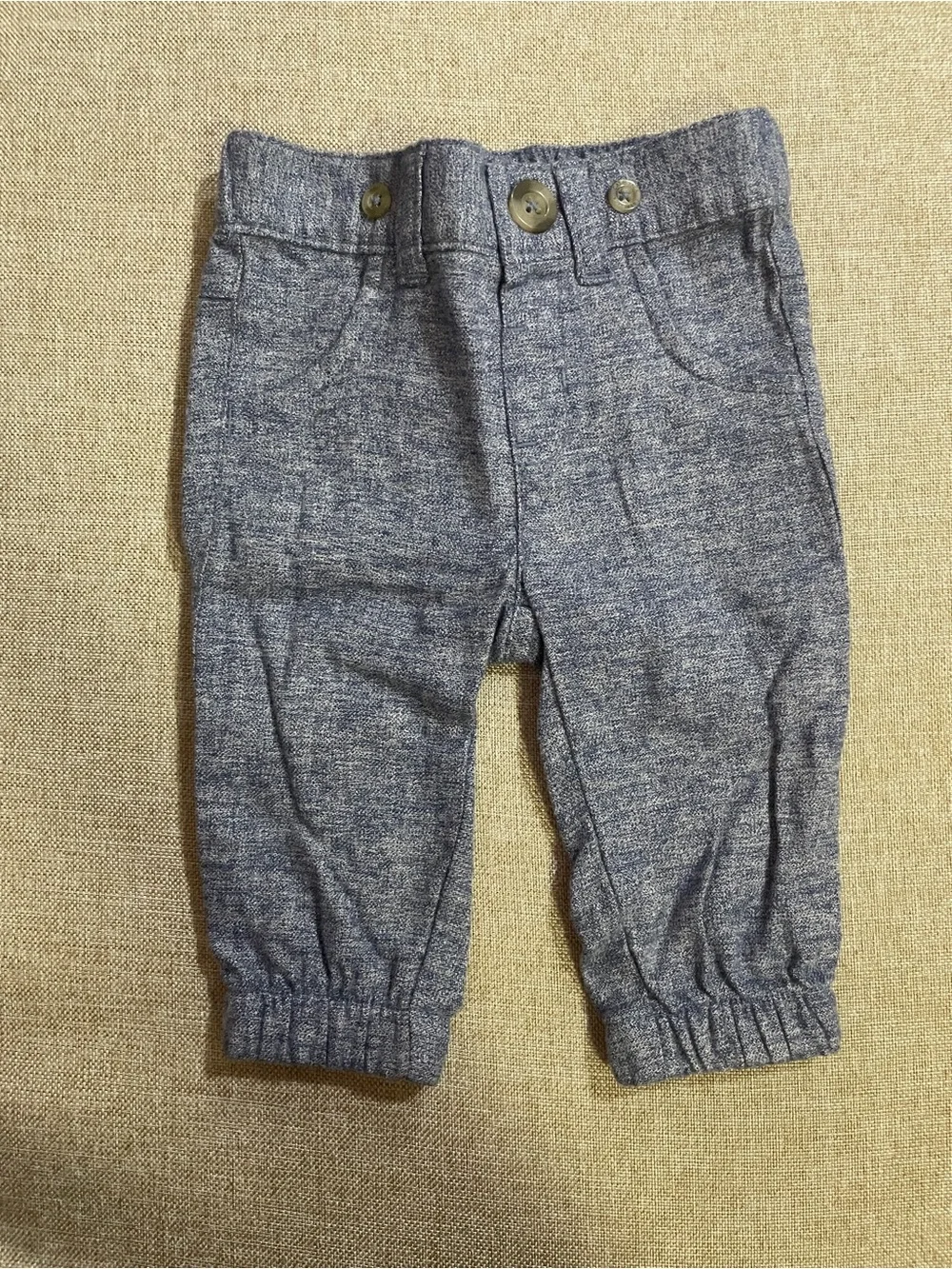 Cat & Jack Heathered Blue Knit Jogger Pants